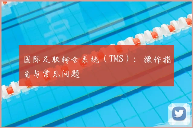 国际足联转会系统（TMS）：操作指南与常见问题